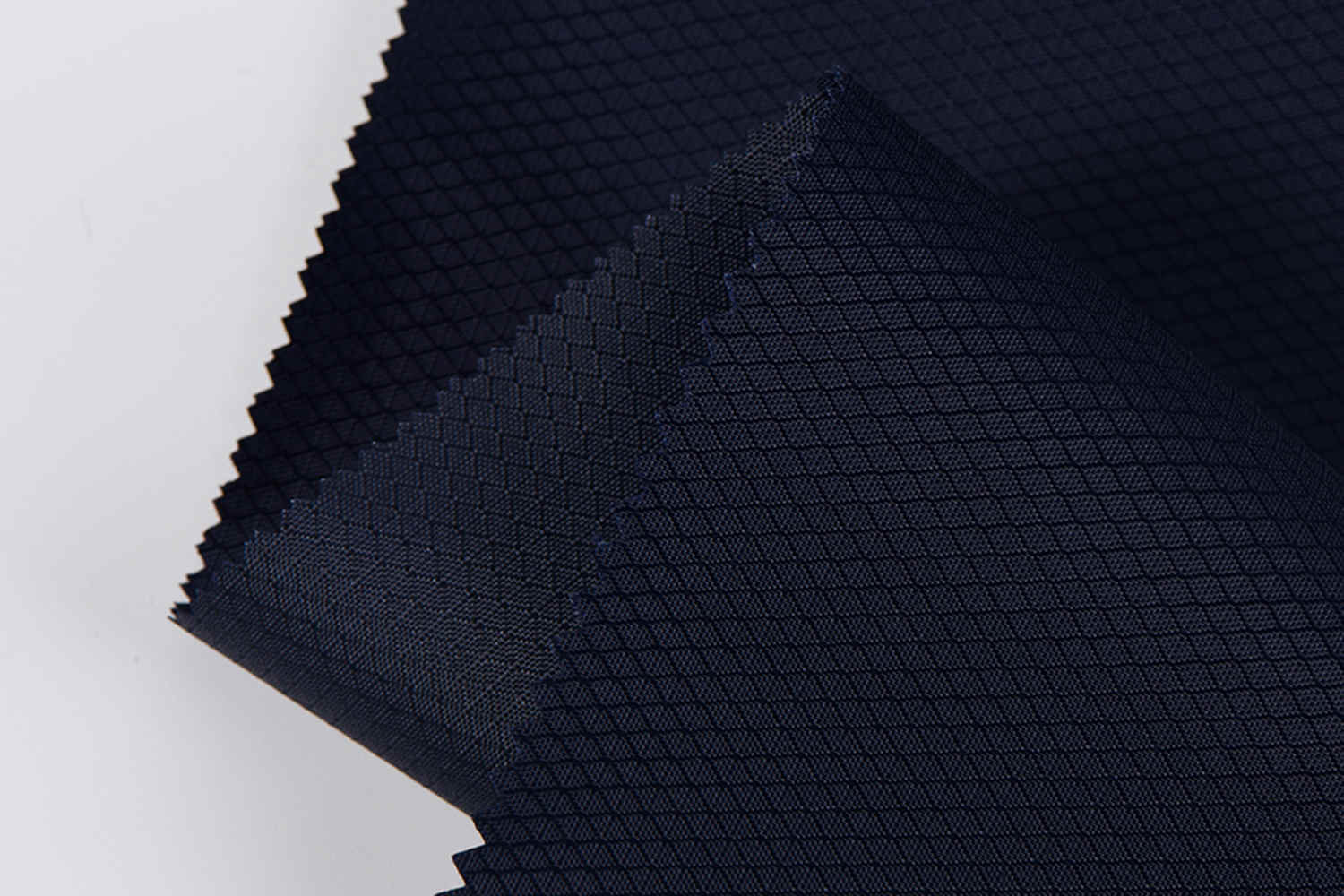 Mẫu kim cương nylon Jacquard với PU